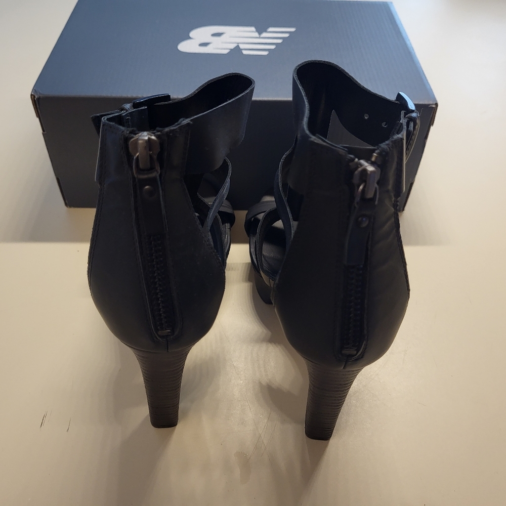 VIC MATIE Leather High Heeled Grip Fast Sole Platform Sandals Shoes - Sz EU 39 - Picture 6 of 16